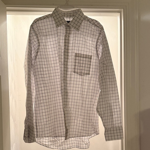 Donald J. Trump Other - Men's White Checkered Button Down Shirt